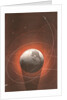 Rocket Paths around Globe by Anonymous