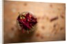 Dried red chillies in a mason jar by Anonymous