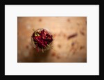 Dried red chillies in a mason jar by Anonymous