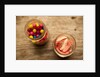 Bubble gum balls and teeth candy in mason jars by Anonymous