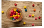 Gum Balls in a mason jar by Anonymous