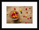Gum Balls in a mason jar by Anonymous