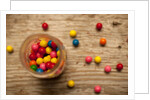 Gum Balls in a mason jar by Anonymous