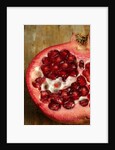 Sliced pomegranate by Anonymous