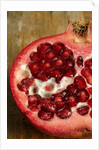 Sliced pomegranate by Anonymous