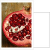Sliced pomegranate by Anonymous