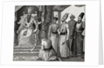Sultan receiving some members of the Council in the Topkapi Palace courtroom by Anonymous