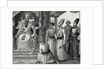 Sultan receiving some members of the Council in the Topkapi Palace courtroom by Anonymous