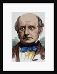 Sir Alexander Cockburn (1802-1880). Engraving. Colored by Anonymous