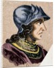 Theodoric II. (died 466). Was the eight of Visigoths from 543 to 466. Engraving. Colored by Anonymous