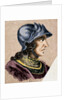 Theodoric II. (died 466). Was the eight of Visigoths from 543 to 466. Engraving. Colored by Anonymous