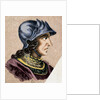 Theodoric II. (died 466). Was the eight of Visigoths from 543 to 466. Engraving. Colored by Anonymous