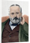 Victor Hugo (1802-1885). French poet, novelist, and dramatist to the Romantic movement. Engraving. C by Anonymous