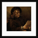 Titus van Rijn, the Artist's Son, Reading by Rembrandt van Rijn