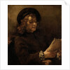 Titus van Rijn, the Artist's Son, Reading by Rembrandt van Rijn