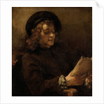 Titus van Rijn, the Artist's Son, Reading by Rembrandt van Rijn