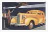 Automobile at the Airport by Anonymous