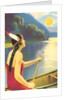 Indian maiden watching the sunset by Anonymous