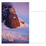 Mountain peak and glacier in Lemaire Channel, Antarctica by Anonymous