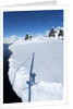 Yacht's shadow and iceberg, Antarctica by Anonymous