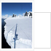 Yacht's shadow and iceberg, Antarctica by Anonymous