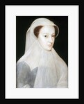 Portrait of Mary, Queen of Scots by Francois Clouet