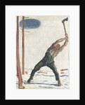The Woodcutter by Ferdinand Hodler