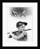 1930s boy daydreaming about professional baseball by Anonymous