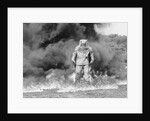 1960s fireman in asbestos suit by Anonymous