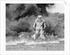 1960s fireman in asbestos suit by Anonymous