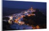 Church bell towers and whitewashed houses in Andaluisa, Spain by Anonymous
