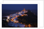 Church bell towers and whitewashed houses in Andaluisa, Spain by Anonymous