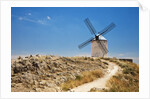 Antique La Mancha windmills in Consuegra, Spain by Anonymous