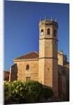 Clock tower of the San Mateo Church in Banos de la Encina, Spain by Anonymous