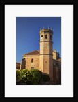 Clock tower of the San Mateo Church in Banos de la Encina, Spain by Anonymous