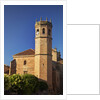Clock tower of the San Mateo Church in Banos de la Encina, Spain by Anonymous