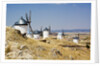 Antique La Mancha windmills in Spain by Anonymous