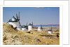 Antique La Mancha windmills in Spain by Anonymous