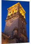 Bell tower of the Santa Maria De La Asuncion Church in Arcos de la Frontera, Spain by Anonymous