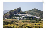 The whitewashed village of Zahara de la Sierra, Spain by Anonymous