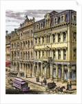 Building Maine Savings Bank in Portland, 1876 by Anonymous