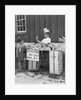 1940s boy running lemonade stand by Anonymous