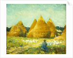 Gathering Geese by Robert William Vonnoh