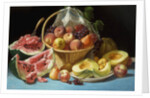 Melons, Peaches and Grapes by John F Francis