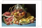 Melons, Peaches and Grapes by John F Francis