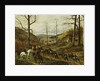 Artillery Moving Through a Valley, Rezonville by Paul Emile Leon Perboyre
