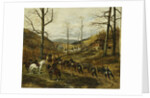 Artillery Moving Through a Valley, Rezonville by Paul Emile Leon Perboyre