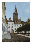 A Sunlit Square, Seville by Enrique Roldan