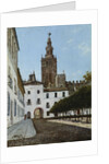 A Sunlit Square, Seville by Enrique Roldan