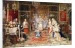 Celebrating Santa Maria della Rosa by Jose Benlliure y Gil